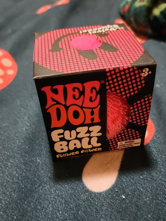 Needoh Other - NeeDoh Fuzz Ball Pink Collectible Toy